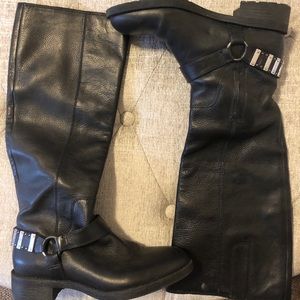 Nine West knee high vegan leather boots